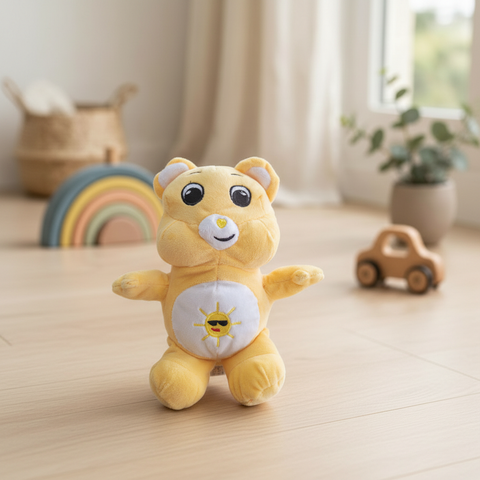 Peluche Osito Cariñoso Amarillo  #0 El Mundo De Sofia 22 cm