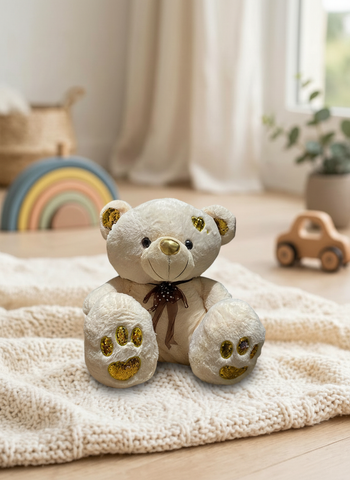 Peluche Oso Rey Gigante El Mundo de Sofia beige dorado 70 cm