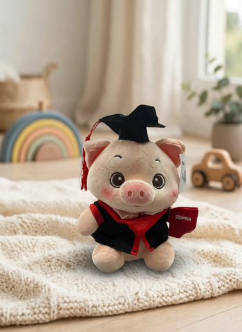 Peluche El Mundo de Sofia Cerdito Graduado 21cm