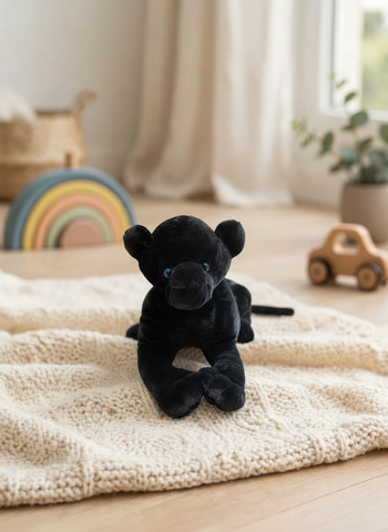 Peluche Felino Mediano El Mundo de Sofia negro 53 cm