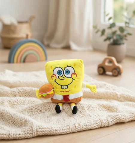 Peluche Bob Esponja Amarillo #2 Amarillo El Mundo De Sofia