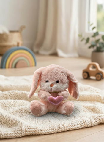 Peluche conejo El Mundo de Sofia 23cm rosa corazon