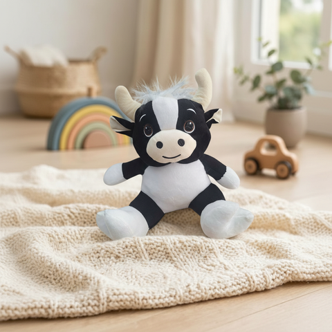 Peluche Toro Tik Tok #1 El Mundo de Sofia negro 35 cm