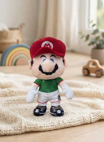 Peluche Mario Bros Futbol Mexico El Mundo De Sofia  30cm