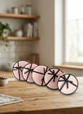 Caja El Mundo de Sofia Serie 5 pz 25cm rosa redonda
