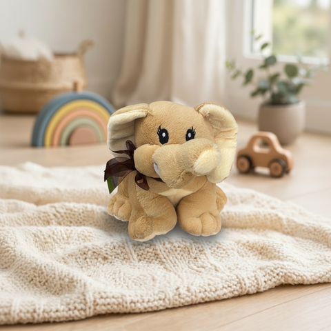 Peluche El Mundo de Sofia Tavo mediano café 31cm