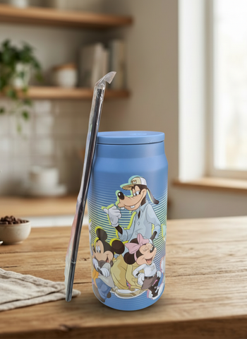 Termo Siglo XXI Mickey Real Life Taza 1.5 Litro Azul acero