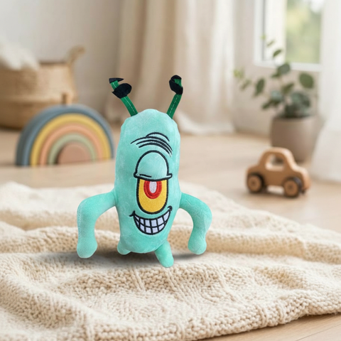Peluche El Mundo De Sofia Planton Verde Agua Con Antenas