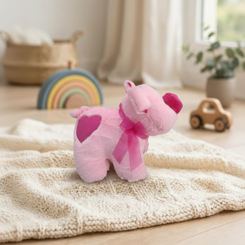Peluche Puerco Mediano C/C El Mundo de Sofia rosa 43 cm