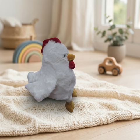 Peluche Pollo Blanco El Mundo De Sofia 33 cm