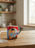 Taza de Porcelana 20 oz para Papá El Mundo de Sofía