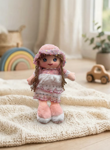 Muñeca El Mundo de Sofia peluche 32cm rosa lentejuela