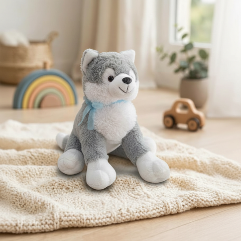 Peluche Lobo Grande El Mundo de Sofia gris 53 cm