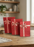 Caja de Regalo El Mundo de Sofia Serie 3 pz Rojo brillo
