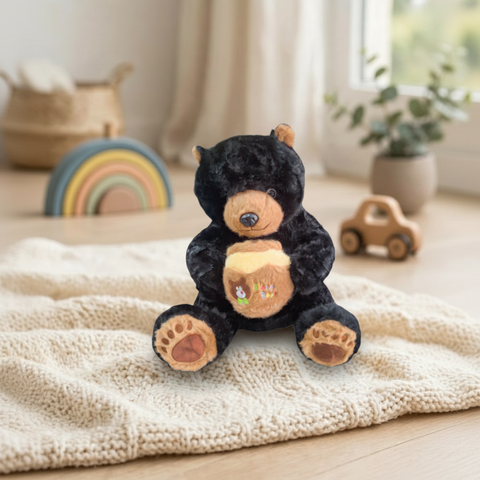 Peluche Oso Negro con Miel El Mundo De Sofía 33cm