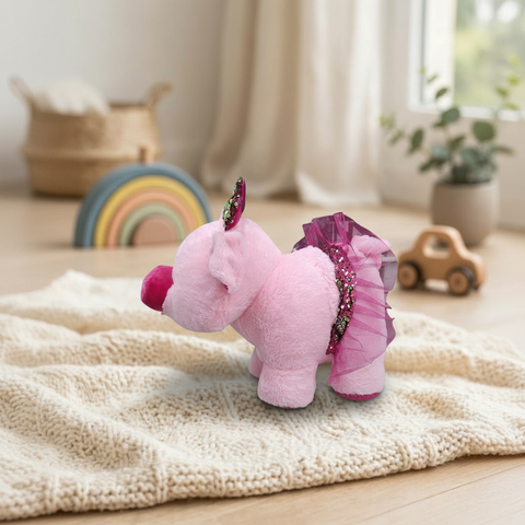 Peluche El Mundo De Sofia Puerco Grande  con Corona 65cm