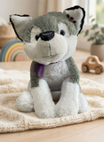 Peluche Perro Husky Super El Mundo de Sofia 64cm