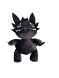 Peluche Chimuelo #2  El Mundo De Sofia 38cm Negro