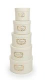 Caja El Mundo De Sofia Serie 5 pz De Regalo Beige Circular