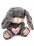 Peluche conejo El Mundo de Sofia 23cm gris corazon