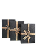 Caja de Regalo El Mundo de Sofia 3 pz Negro brillo