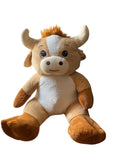 Peluche Toro Tik Tok #3 El Mundo de Sofia beige 80 cm