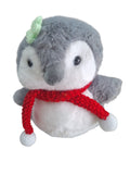 Peluche El Mundo De Sofia Pinguino Gris Con blanco Bufanda