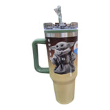 Termo Doble Pared SIGLO XXI Mandalorian 1.2L Amarillo