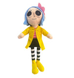 Peluche Coraline El Mundo De Sofia 47cm Ojo Boton