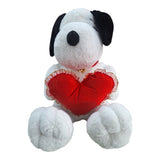 Peluche Snoopy Corazón Gigante 60 cm El Mundo De Sofia