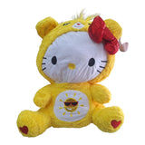 Peluche Kitty Mameluco Cariñoso Amarillo 45 cm