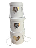 Caja de regalo El Mundo de Sofia 3pz 20cm blanco
