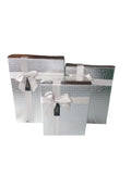 Caja El Mundo De Sofía 3pz regalo Plata 29 cm Rectangular