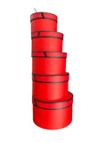 Caja El Mundo de Sofia Serie 5 pz regalo 25cm rojo redonda