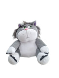 Peluche Gato Lucifer # 1 El Mundo de Sofia gris 35 cm