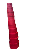 Caja El Mundo De Sofia serie 10 pz regalo rojo 28 cm bote.