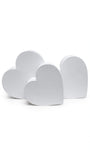 Caja de regalo El Mundo de Sofía 3 pz 33cm blanca corazón