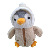 Peluche Pingüino con Chamarra cafe  El Mundo De Sofía 33 cm