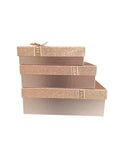 Caja El Mundo de Sofia Serie 3 pz Rosa dorado con brillos