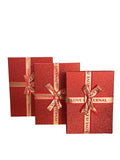 Caja de Regalo El Mundo de Sofia Serie 3 pz roja con brillo
