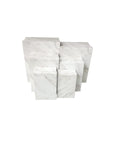 Caja El Mundo De Sofía Serie 6pz Mármol Blanca32cm Rectangu