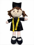Niña Graduación Negro 50 cm  El Mundo De Sofia