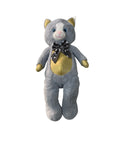Peluche Gato Sofia Gris Dorado Moño 65cm