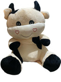 Peluche Vaca Eli # 4 El Mundo de Sofia beige y negro 100 cm