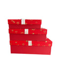 Caja de regalo El Mundo de Sofia Serie 3 pz roja
