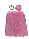 Tutu Rosa Sofía con Corona y Moño