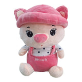 Peluche Puerco El Mundo De Sofia 40cm Rosa Con Sombrero