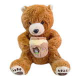 Peluche Oso Miel  pelirrojo El Mundo De Sofía 33cm