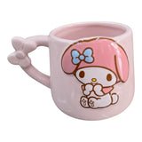 Taza De Porcelana  Siglo XXI Melody rosa 473 ml