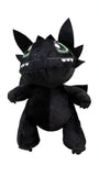 Peluche Chimuelo  #0 El Mundo De Sofia negro 23 cm